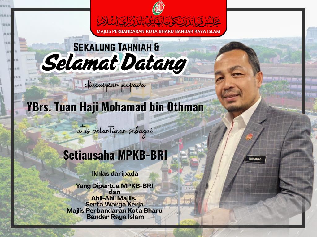 SELAMAT DATANG DAN SELAMAT MENJALANKAN TUGAS TUAN SETIAUSAHA